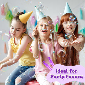 Shappy outdoor summer bubble play wands for kids and families.