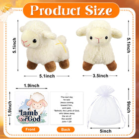 Shappy plush sheep backpack ornament adds soft charm to bags.