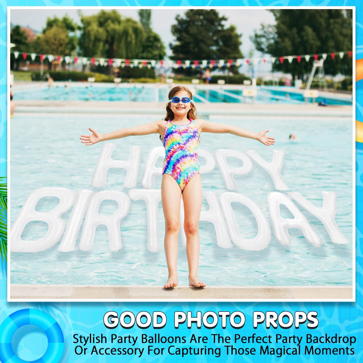 Shappy pool party decor elevates summer gatherings with festive flair.
