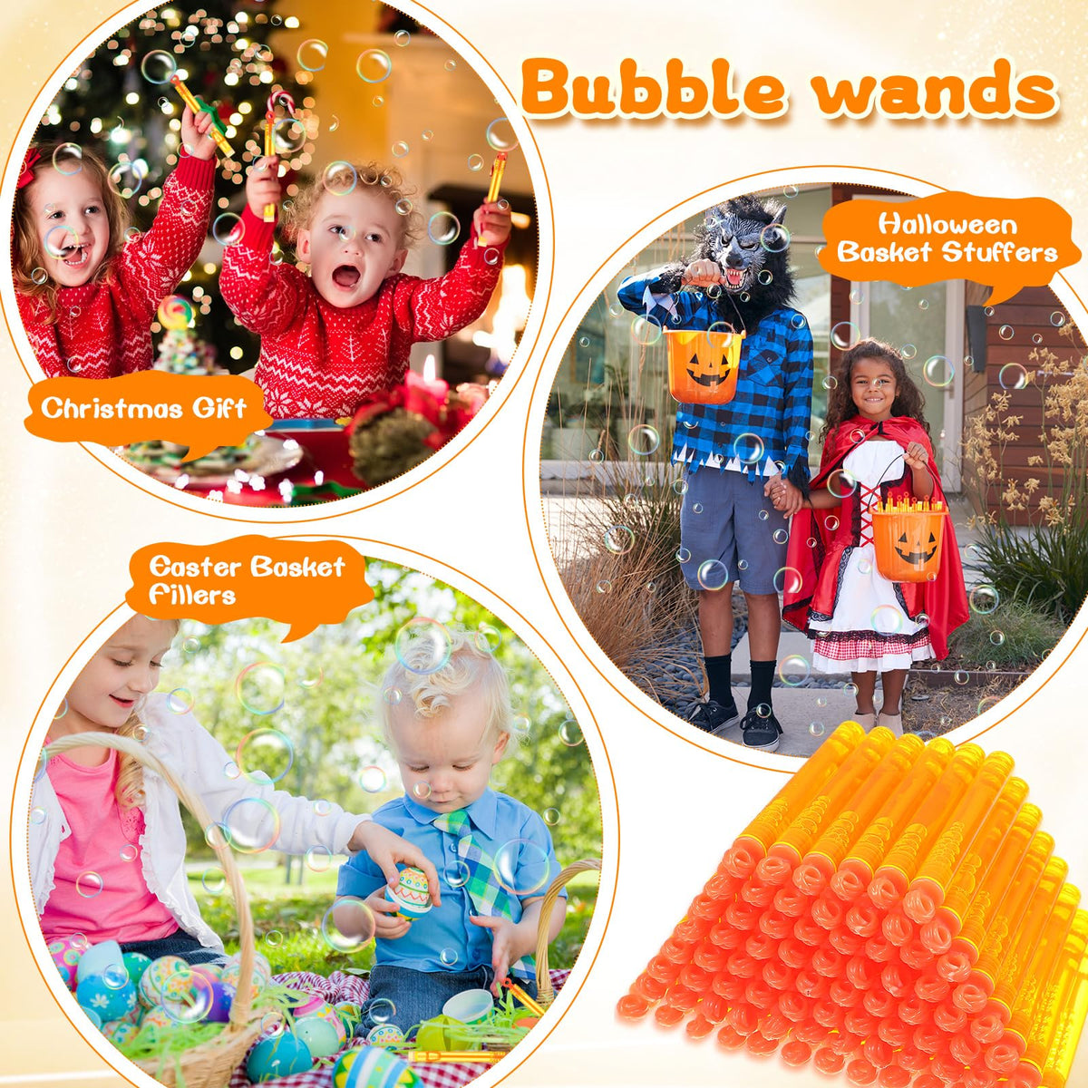 Shappy portable rose bubble wands fit pockets for on-the-go bubble fun outdoors.