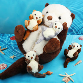 Shappy Sea Otter Baby Plush 3 friendly soft toy for stories