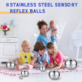 Shappy sensory balls group shot reflection highlight modern design and versatile decor potential.