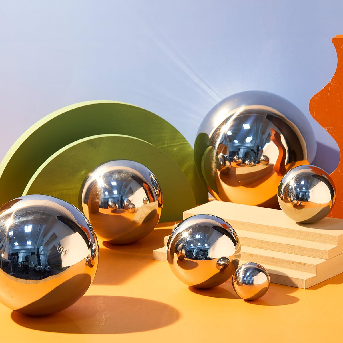 Shappy sensory balls three-inch reflection deliver bright images that captivate attention during discovery.