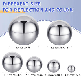 Shappy sensory balls two-point-four-eight-inch reflection offer visual contrast for focused play.