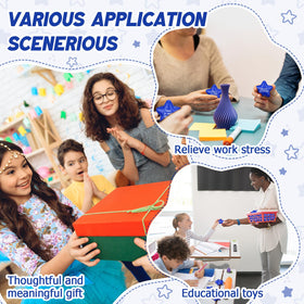 Gift-ready Shappy star stress balls for loved ones.