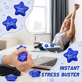Close-up of PU texture on Shappy star stress ball.
