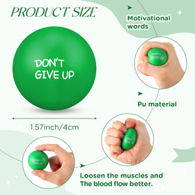 Shappy stress ball close-up showing 4 cm diameter for portable stress relief.