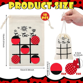 Shappy wooden game pieces provide durable, reusable tic-tac-toe tokens on travel
