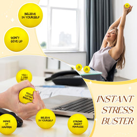 Shappy 72-count stress relief balls ready for sharing at office or home.