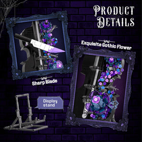 ShareHB Gothic Cello display stand elevates your finished model as a centerpiece.