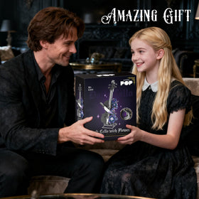 ShareHB Gothic Cello Valentine gift idea with dark elegance and interactive building.