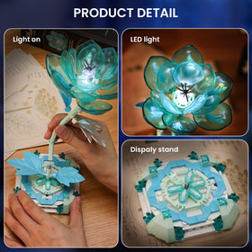 SHAREHB Jasmine Flower Lamp desk-decor: elegant floral centerpiece for any room