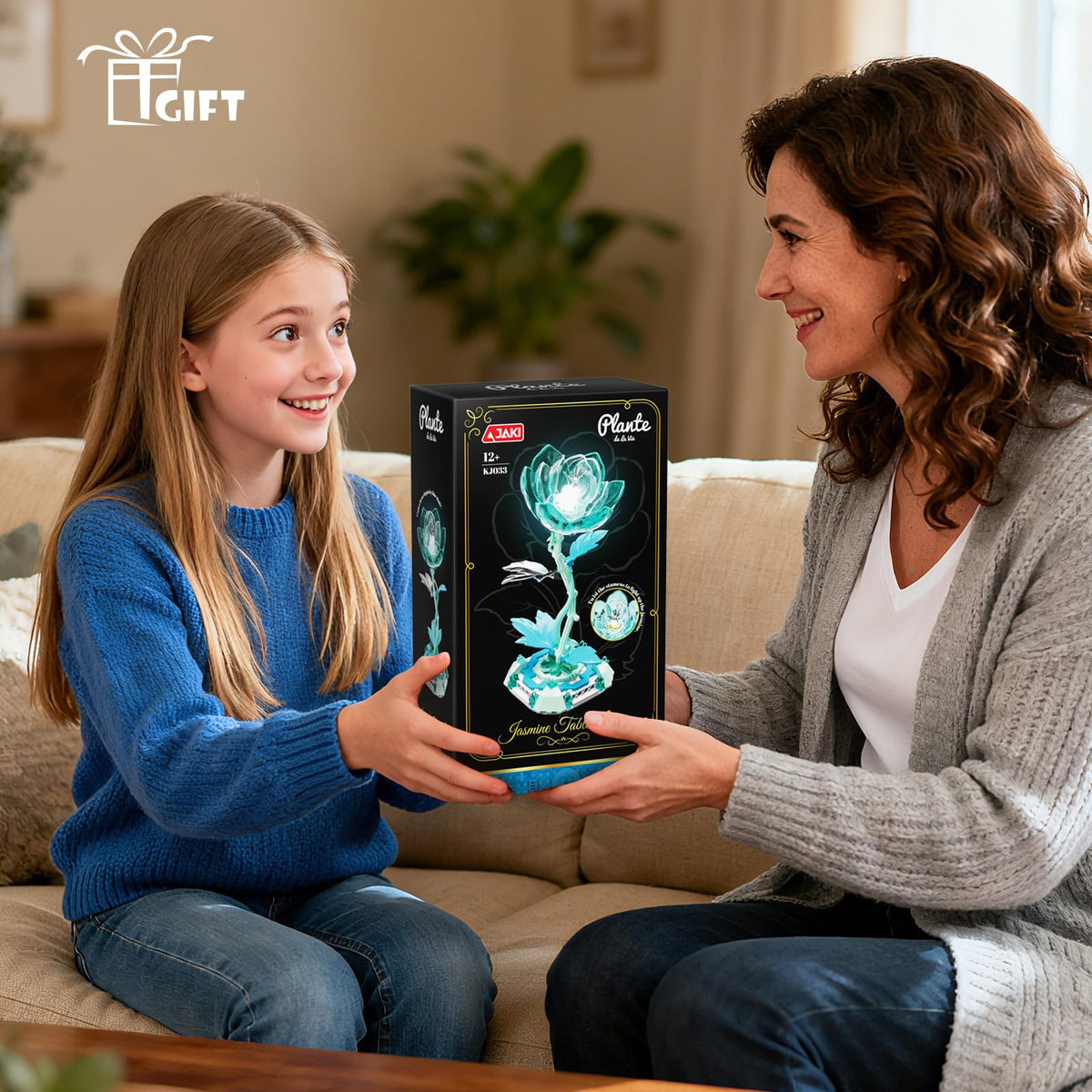 SHAREHB Jasmine Flower Lamp energy-efficient-led: cool-to-touch bulb for safe use