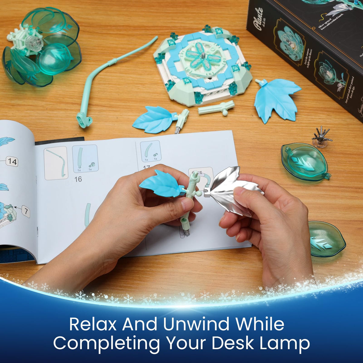 SHAREHB Jasmine Flower Lamp kid-room-night-light: safe LED glow for calm nights