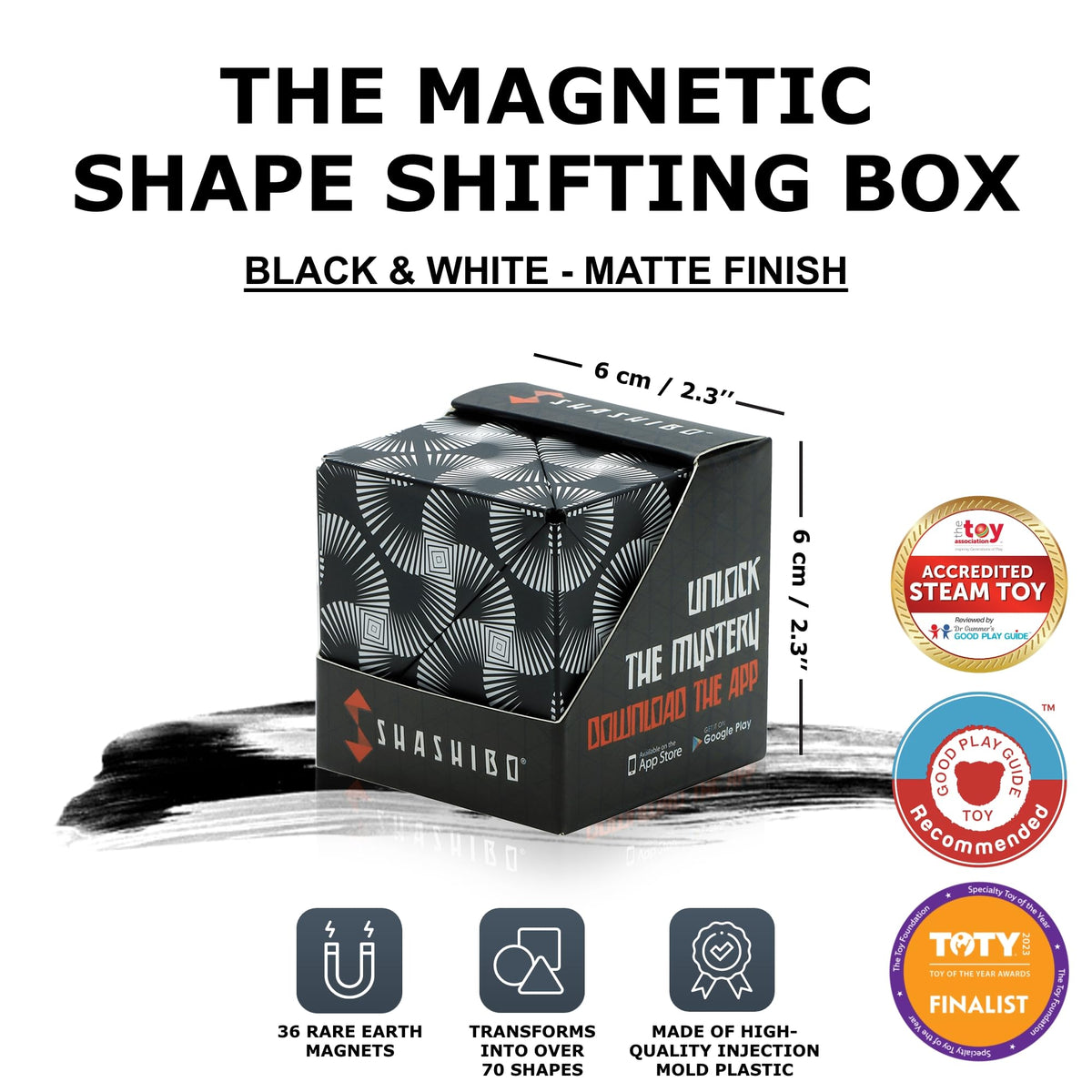 Shashibo demonstrates 100+ shapes for creative, hands-on play