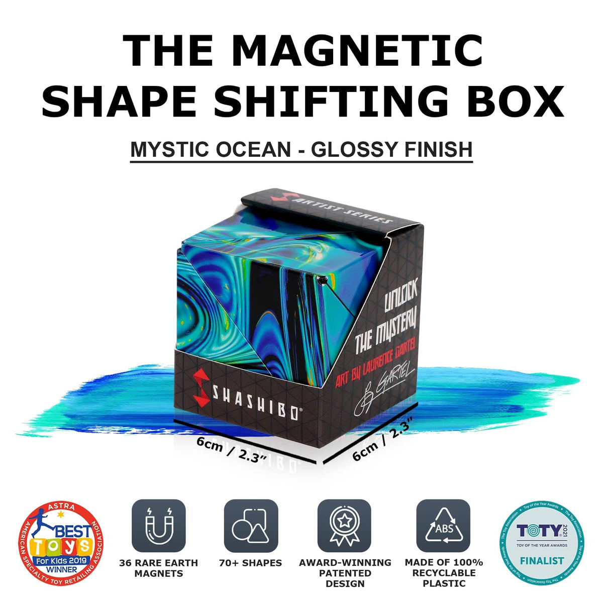 Shashibo demonstrates 100+ shapes for creative exploration.