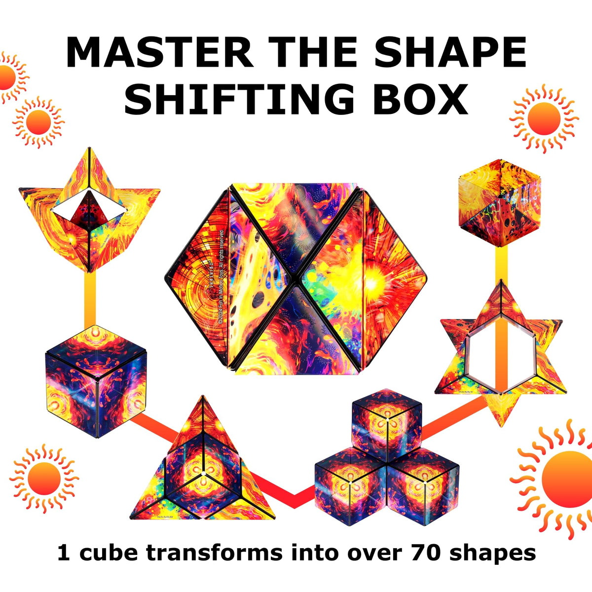 Shashibo in action transforming shapes for tactile play