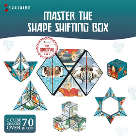 Shashibo Avatar magnets connect to create infinite art and brain teasers.