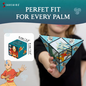 Shashibo Avatar color patterns fuel creativity during play.