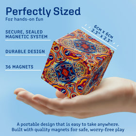 Shashibo award-winning design appealing to kids, teens, and adults.