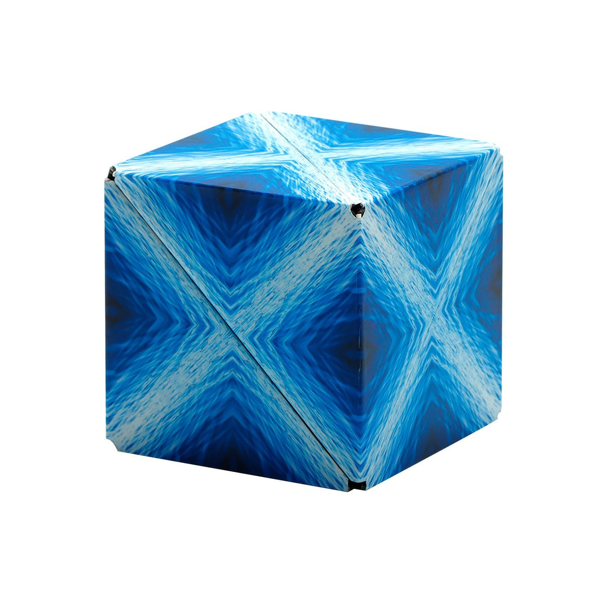 Shashibo Blue Planet clicking feedback highlights satisfying magnet transitions.