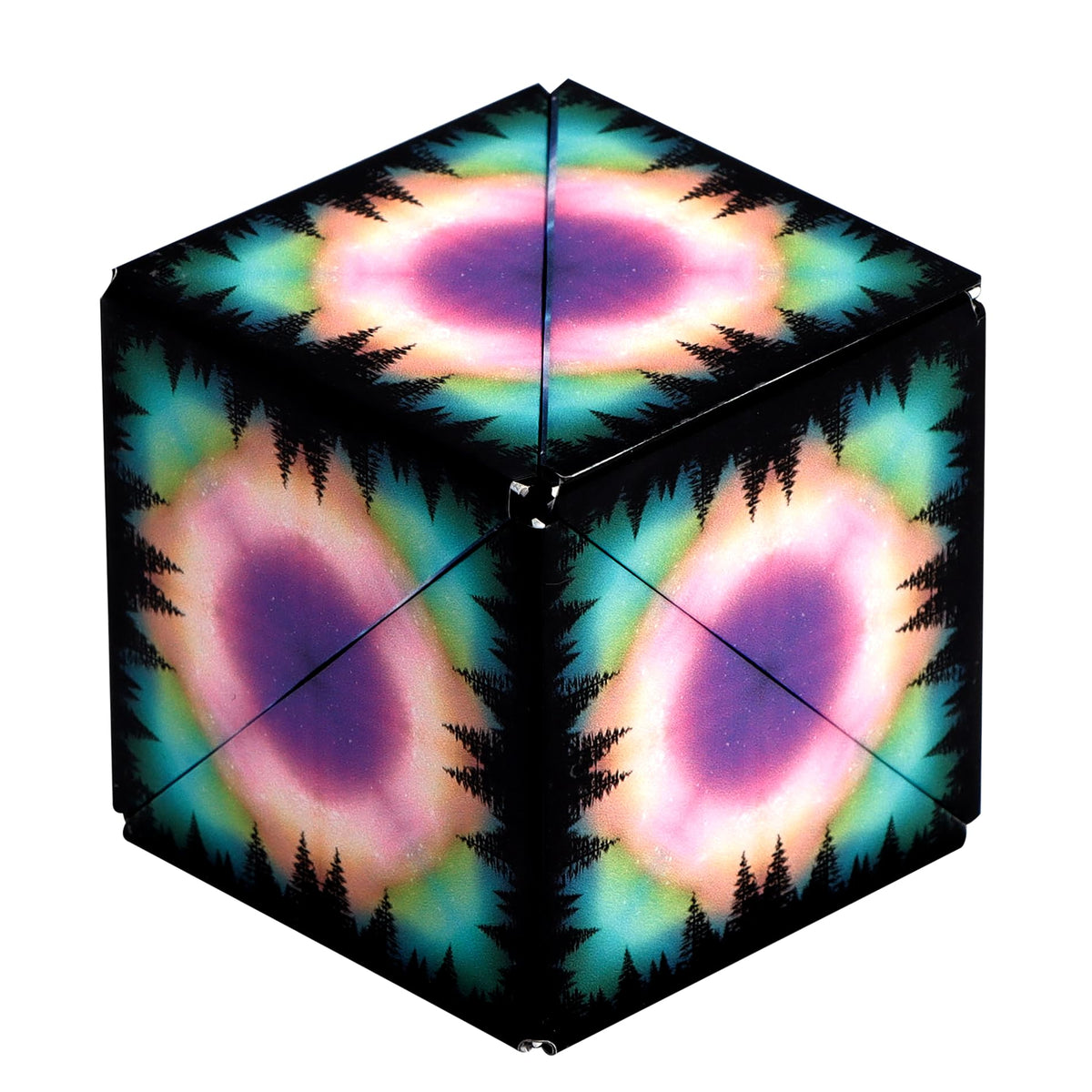 Shashibo compact travel toy fits easily in a bag