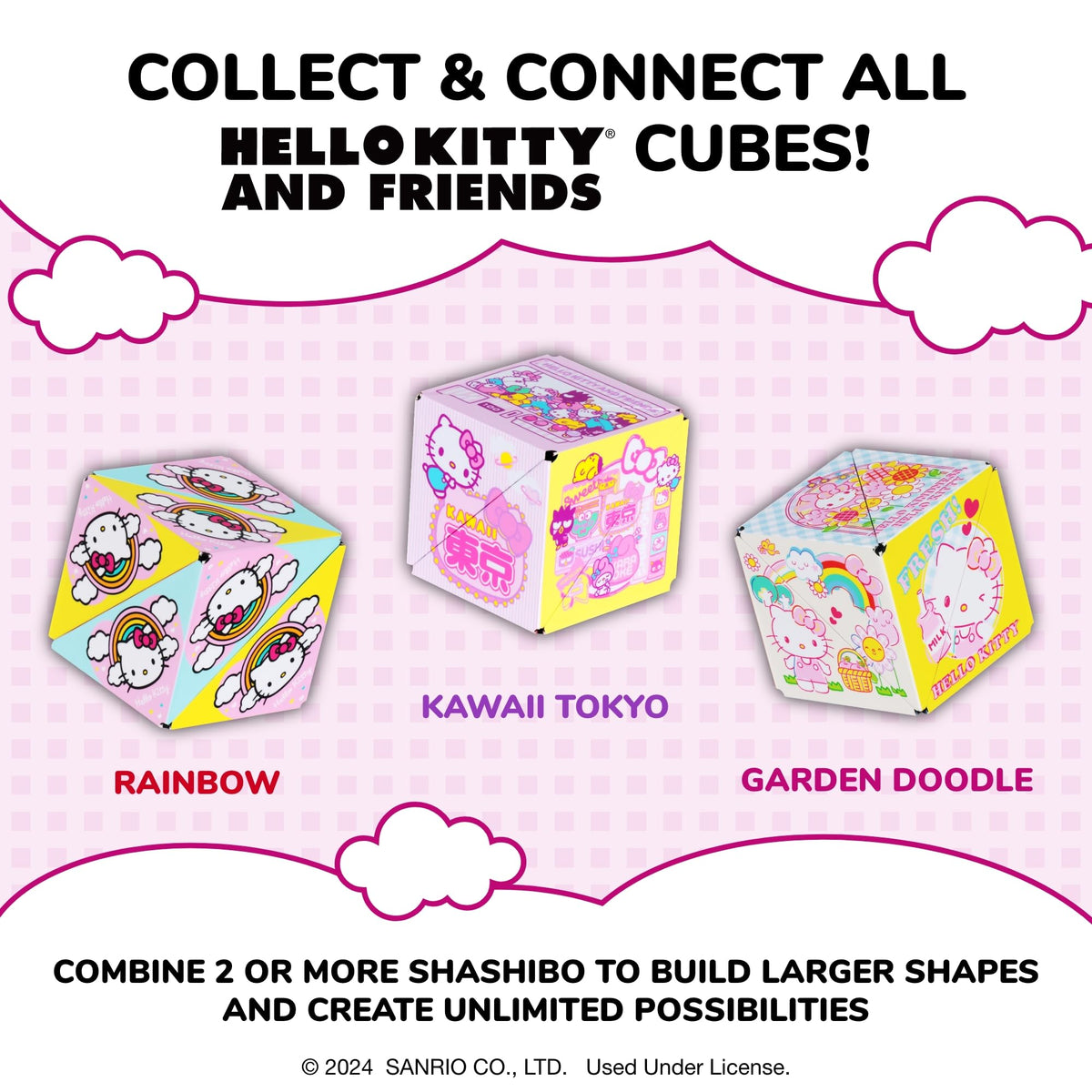 Shashibo connect to create larger art with other cubes for collaborative play.