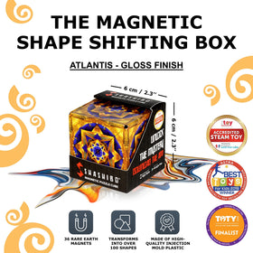 Shashibo DODECA magnets in action demonstrating magnetic connectivity