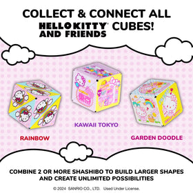 Shashibo Hello Kitty packaging gift-ready, ideal for gifting.