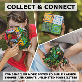 Shashibo Jungle STEM toy supports creativity and fine motor skills.