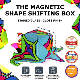 Shashibo magnetic cubes interlocking system builds bigger sculptures