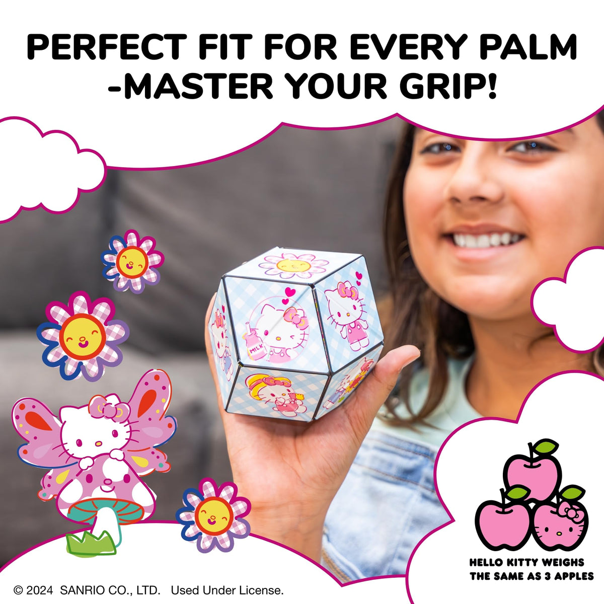 Shashibo palm-friendly design fits easily in hand for focused fidget sessions.