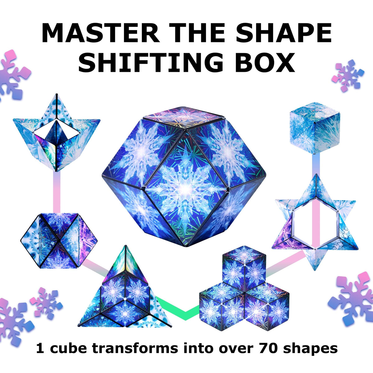 Shashibo Polar calming fidget suitable for screens-free use
