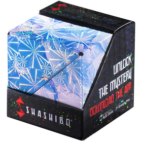 Shashibo Polar shape shifting box with magnets in action for focus