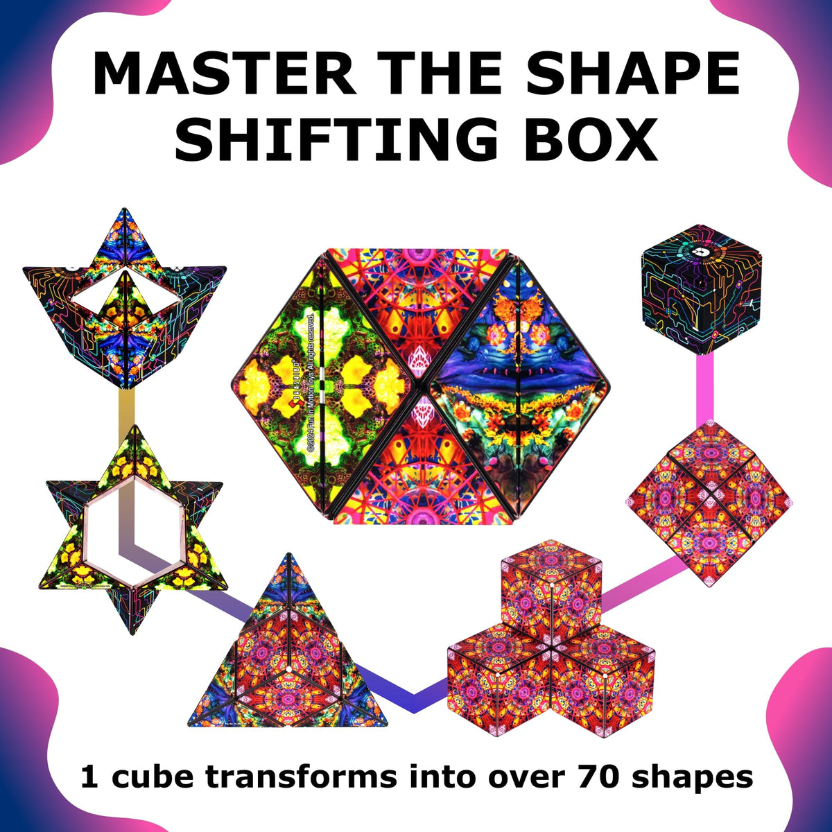 Shashibo sensory box ideal for kids and adults seeking focused fidgeting.