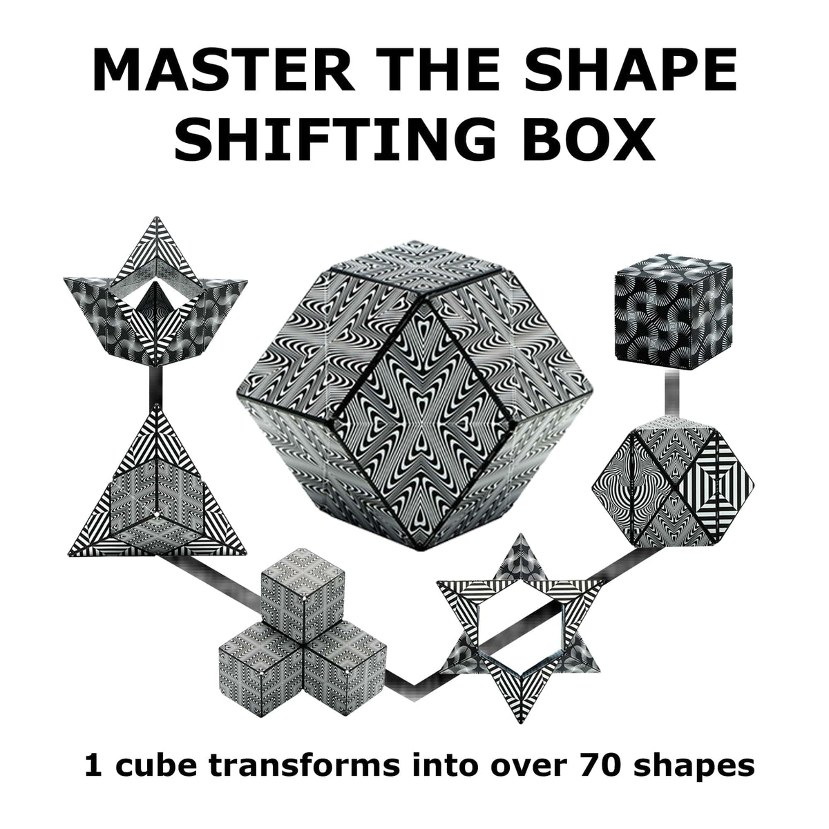 Shashibo sensory clicks provide calming, engaging focus