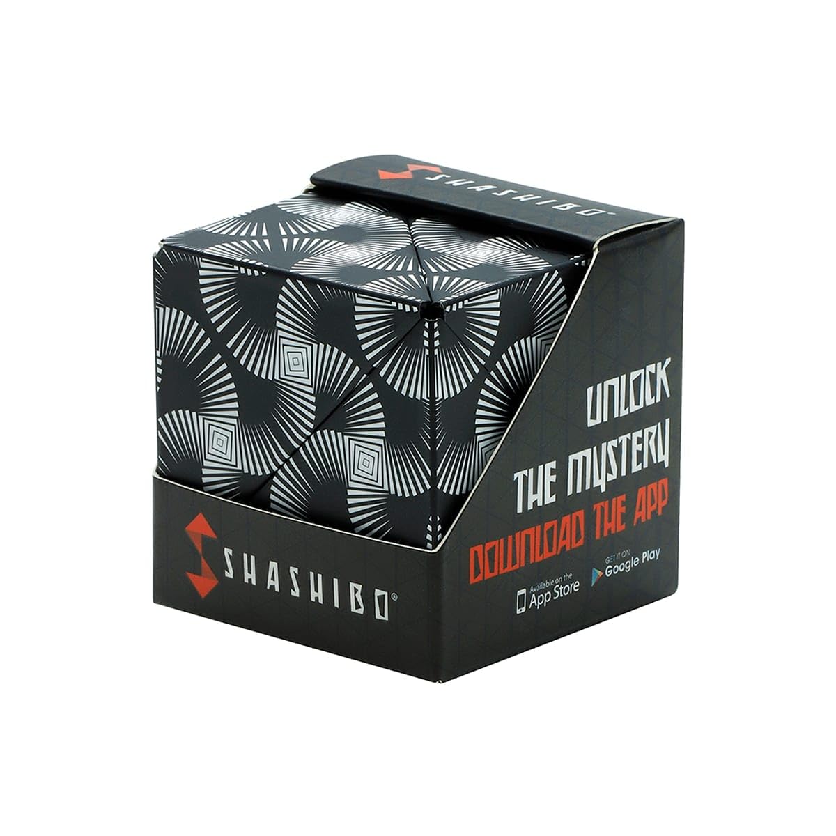Shashibo Shape Shifting Box close-up showing magnets enabling quick shape changes
