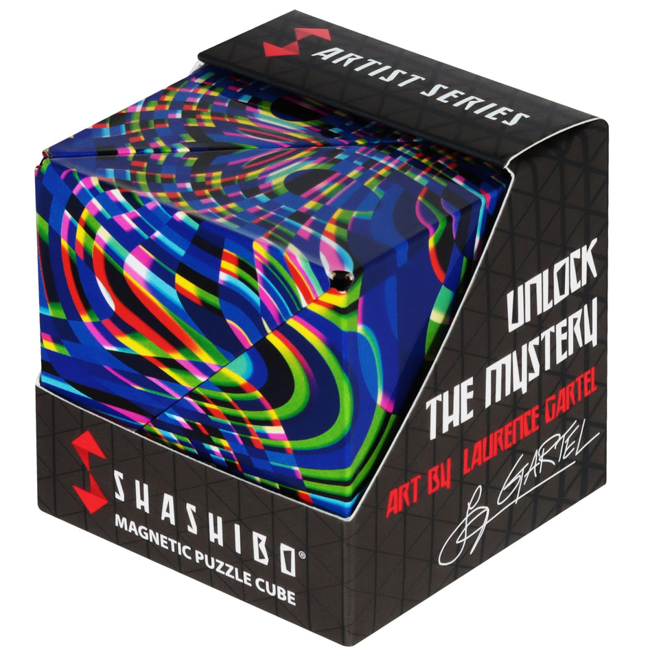 Shashibo Shape Shifting Box transforms into 100+ shapes for focused play and creativity.