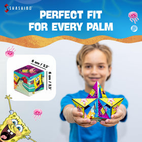 Shashibo SpongeBob SquarePants educational app compatibility complements screen-based learning.