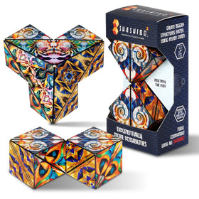 Shashibo Squared magnetic shapes Atlantis—versatile shapes to boost focus and sensory play.