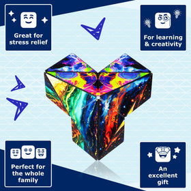 Shashibo Squared pattern reveals versatility for creative problem solving.