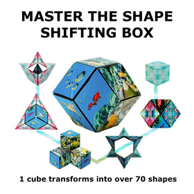 Shashibo travel friendly design enables quiet play on the go