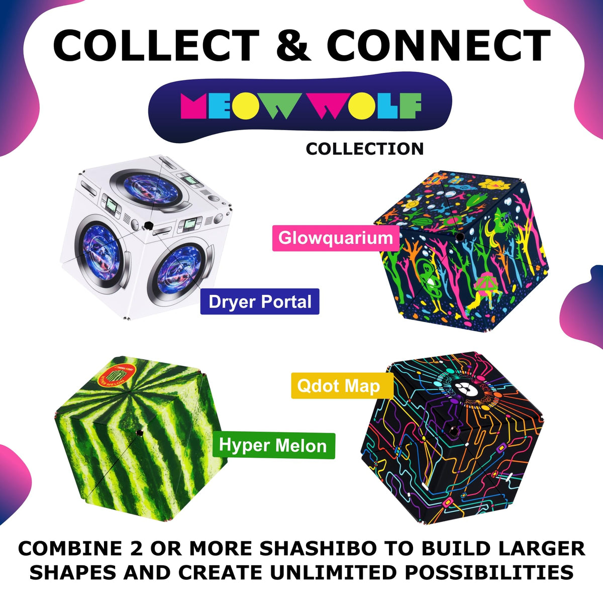 Shashibo promotes skill and coordination through tactile transformation.