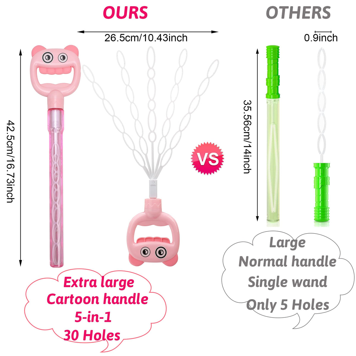 SHCKE ergonomic cartoon handle provides a firm grip for little hands.