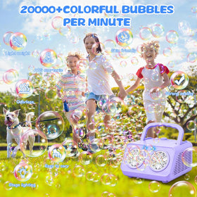 SHCKE portable bubble maker with handle for easy transport to events