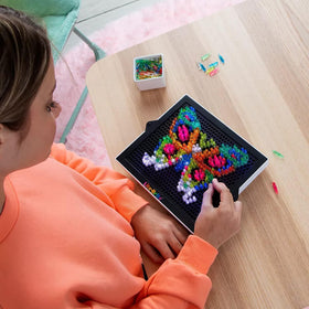 SHEFIZ Lite Brite deluxe set contents create a complete art toy experience