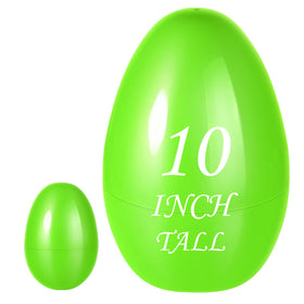 Shemira 10-inch jumbo Easter eggs shown from the side for durability