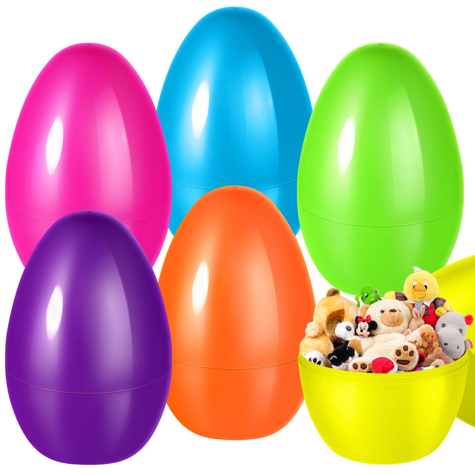 Shemira 12-pack jumbo Easter eggs ready for hunts and decor