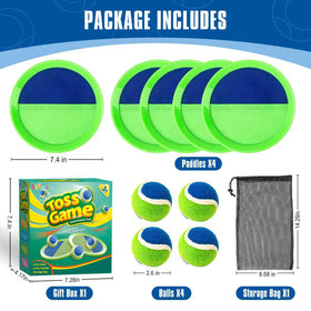 Shemira ball toss balls with sticky grip for beach and pool play