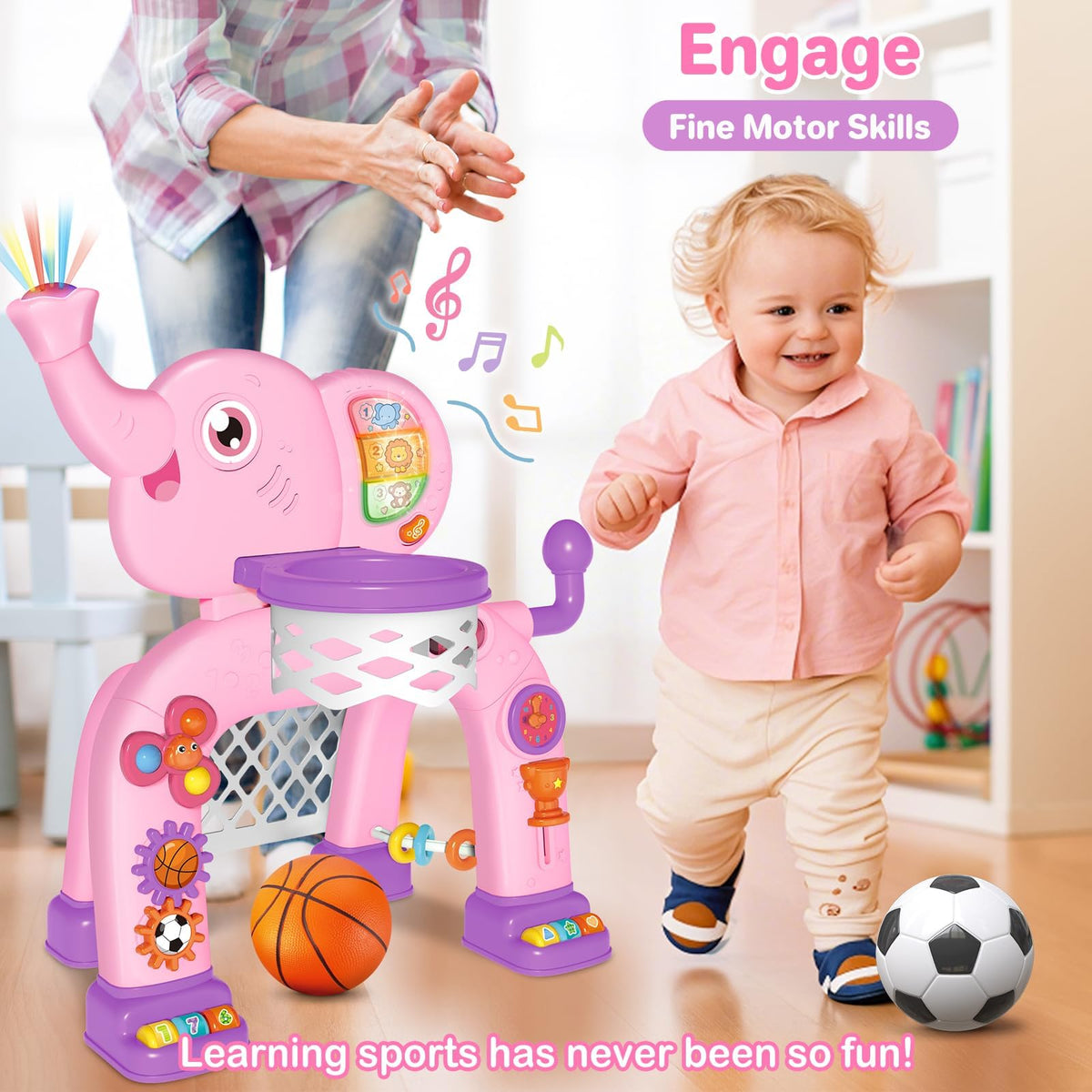 Shemira indoor-outdoor playset suits family spaces for versatile fun.